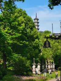 古老與現代並存的延福寺