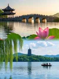 1.無數遊客都喺度打卡嘅西湖風景名勝區，快啲嚟體驗！