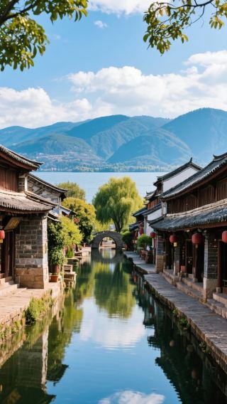 A small town is so beautiful, I'm afraid it will become popular again!