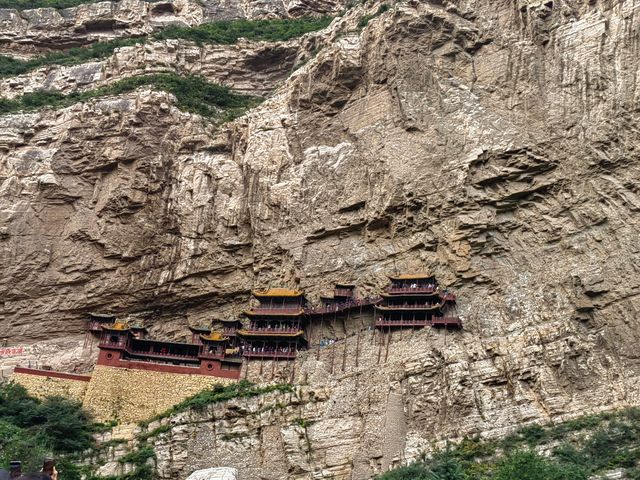遠眺懸空寺 遠眺懸空寺