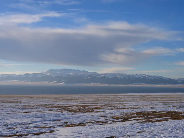 賽里木湖粉調彩霞時刻及拍攝位置