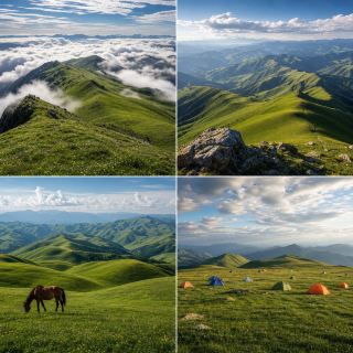 Wugong Mountain 2 Days 1 Night Full Record! Hiking the Alpine Meadows, the Sea of Clouds and Sunrise Are Legendary