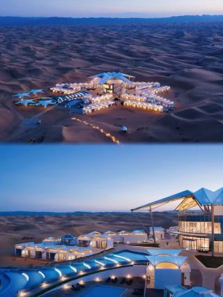 Staying at Zhongwei Desert Star Hotel is a guaranteed win for families with kids! The starry river and sandy sea are right before your eyes