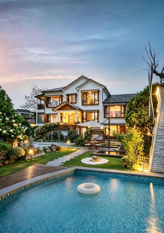 A vacation villa hidden in the mountains—friends won't want to leave