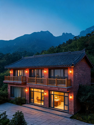 Stay at a mountain-view inn in Yixian, and open your window to the morning mist of the Western Qing Tombs