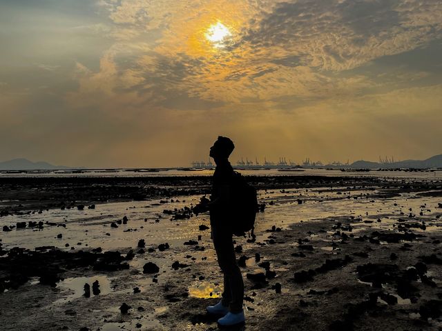 醉人日落美景🌄下白泥