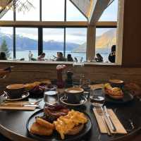 Breakfast with the breathtaking views 