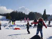 Enjoying ski with Fuji View ⛷