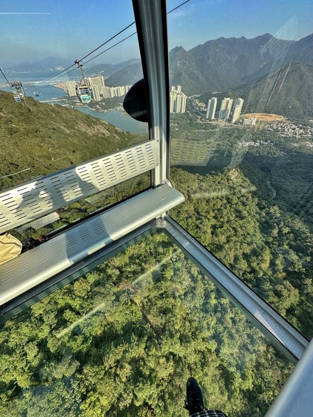 飛越夕陽探訪天空之城🚡🌅🏯 昂坪360纜車