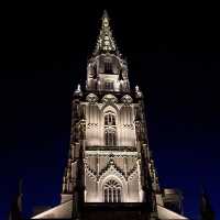 Bern Minster: Gothic Night Elegance