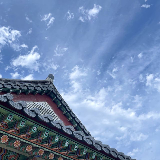 경포대에서 내려다보는 아름다운 경관
