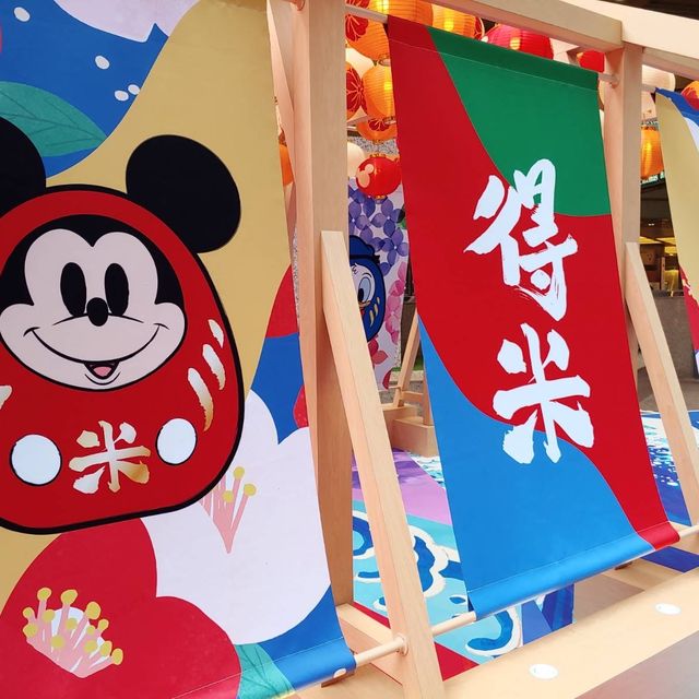 時代廣場米奇唐老鴨可新年