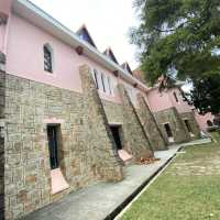 Romantic Pink Church at Da Lat  