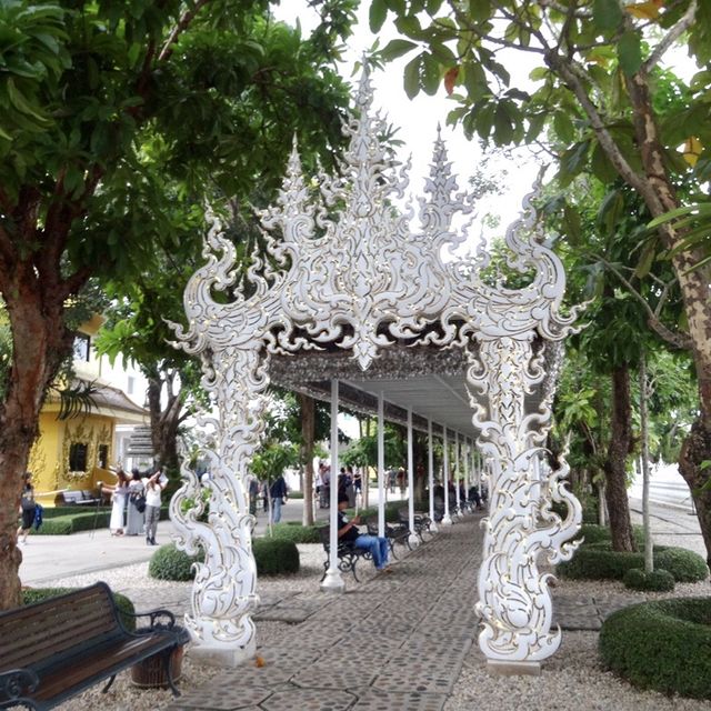 Dazzling White Temple in Chiangrai