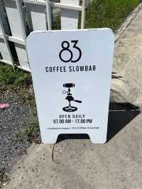83 coffee slowbar ☕️🤍 