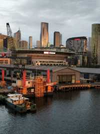 Sunset strolls at Victoria Harbour 