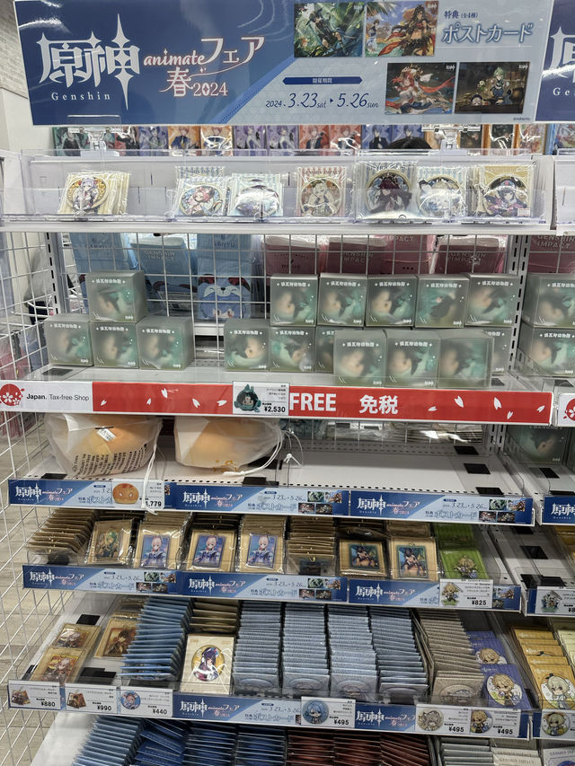 【東京Animate池袋】⭐️「原神」活動限時開催，不容錯過！【3月23日-5月26日】⭐️