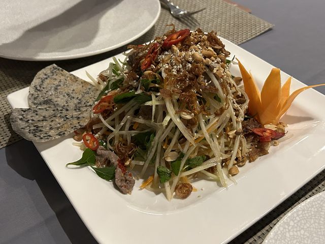 ベトナム・ペダナ　ラグーン夕食