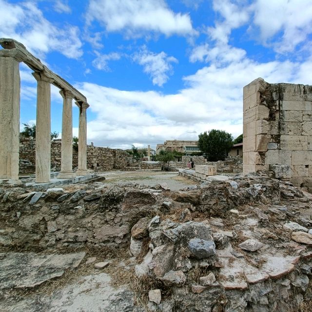 Athens Archaeological site: Hadrian's Library 