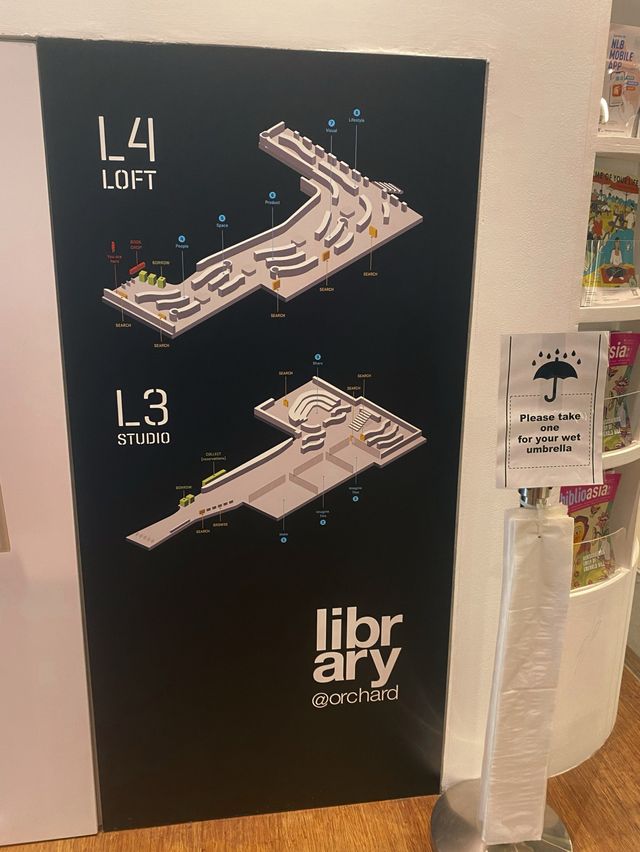 Library @Orchard 📚 Your literary escape in the shopping hub! 🛍️