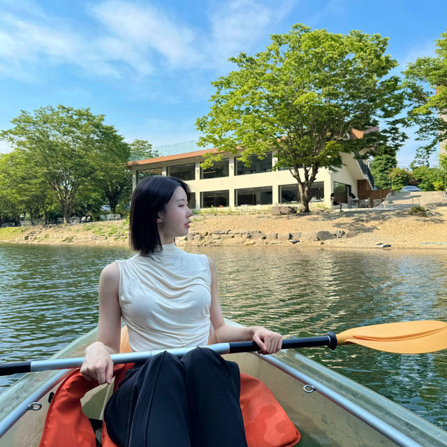 전주근교 핫플 🛶 무료카약체험 가능한 뷰맛집 이색카페 : 논산 카페벌곡 