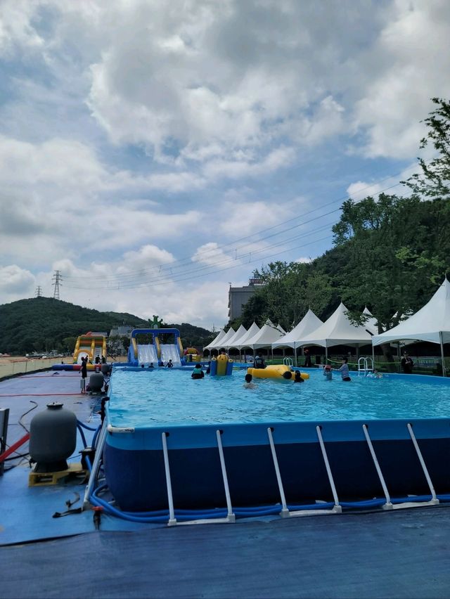 당진 여름여행지로 강추하는 왜목마을 해수욕장🏖