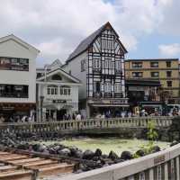 A town dedicated to onsen soaking 
