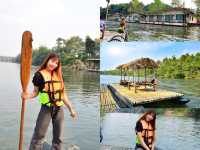 ที่พักริมแม่น้ำล่องแพเปียกชมธรรมชาติ กาญจนบุรี