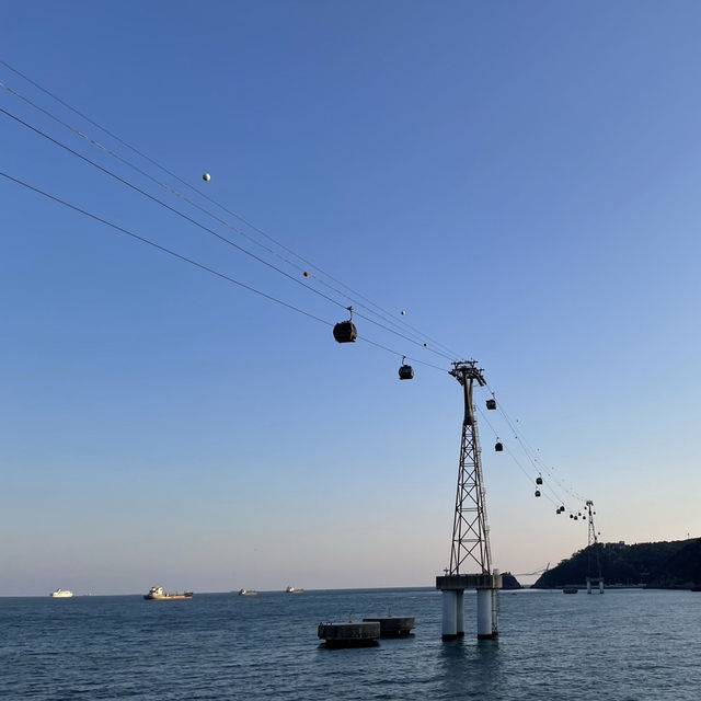 【韓国】釜山の海を空中散歩できる海上ロープウェイ