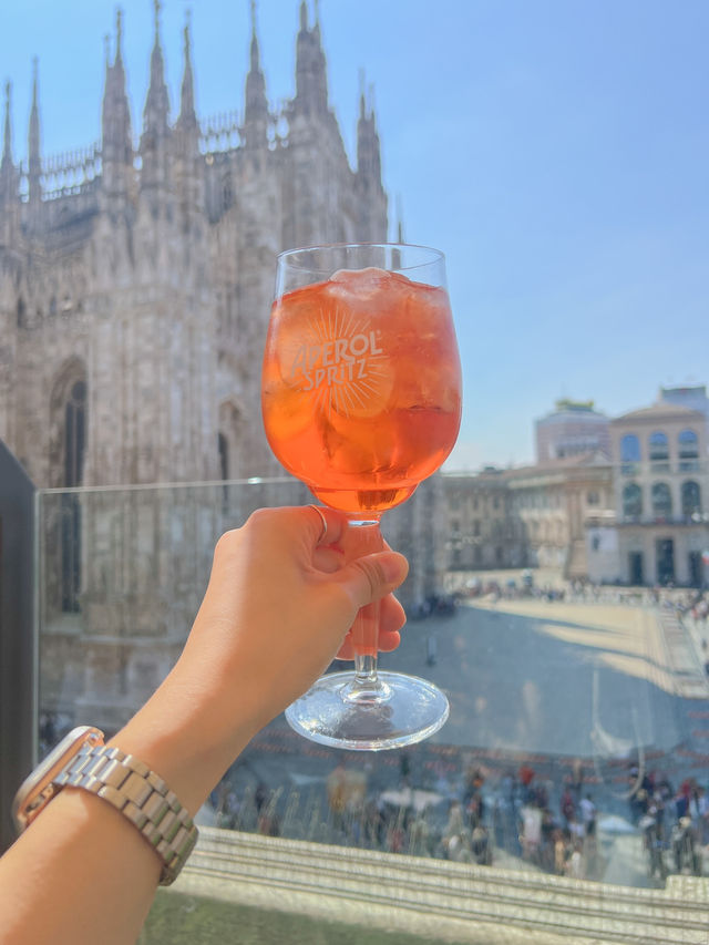 이탈리아 밀라노🇮🇹 밀라노 대성당 뷰 맛집 Terrazza Aperol