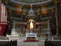 The historical Saint Stephen Basilica in Budapest