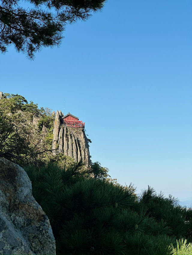 Secret temple on a cliff 