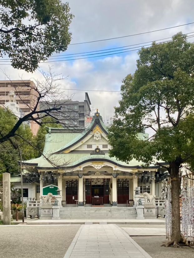 Beautiful day at Lion Shrine Namba❤️