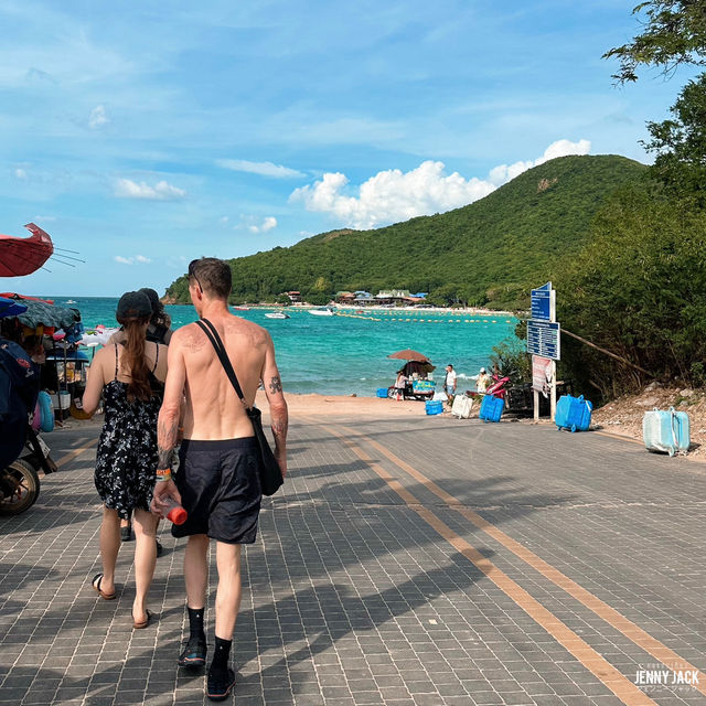 #หาดเทียน #เกาะล้าน #ช่วงนี้น้ำใสมาก