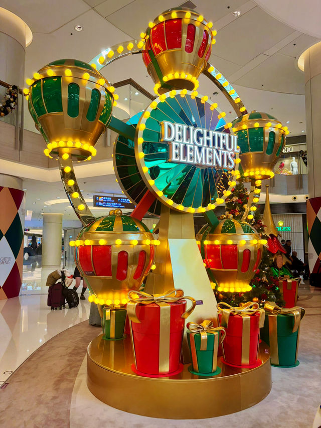 【西九龍】圓方：ELEMENTS! DELIGHT-GO-ROUND 聖誕遊樂園