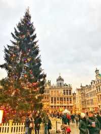 🎄🇧🇪Beautiful Square in Brussels Belgium🇧🇪😍