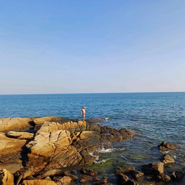 泰國沙美島絕美海灘景點:奧派海灘，適合打卡拍照📸游泳