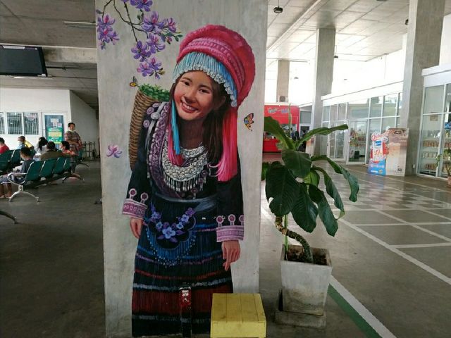 ชมงานอาร์ตกราฟิก​ตี้@บขส.เก่าเชียงราย