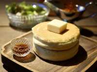 Fluffy Hokkaido Pancakes at Tsubaki Salon Ginza