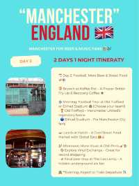 Manchester itinerary 