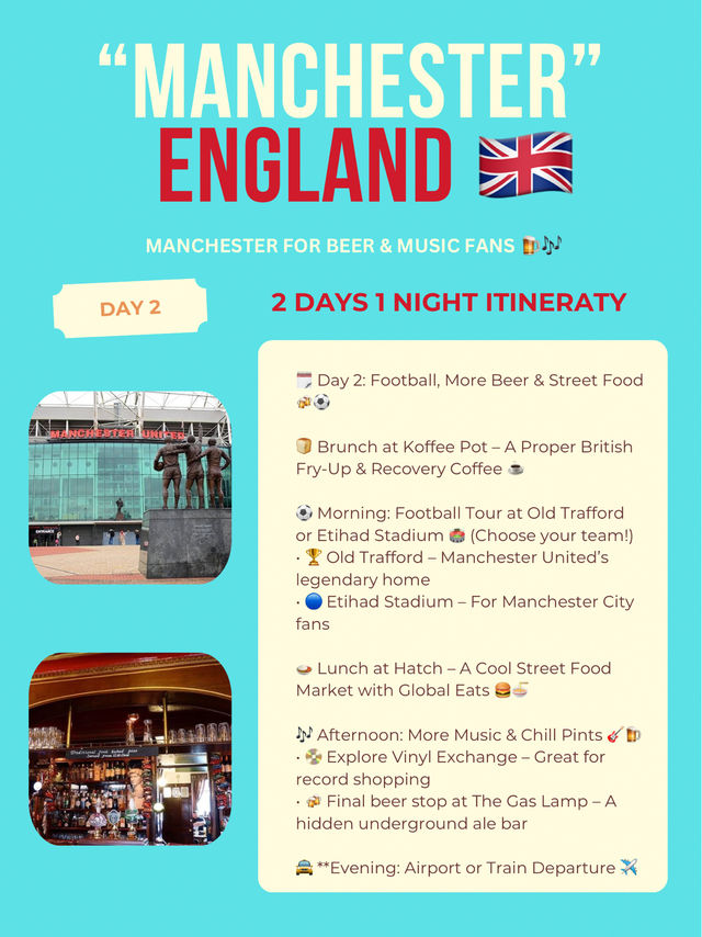 Manchester itinerary 