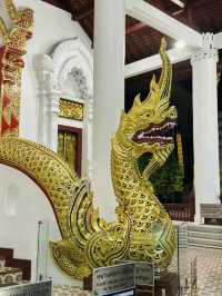 Important temple in Chiangmai at night