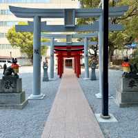 【天神】活気あふれる天神のど真ん中✨神々しい神社✨