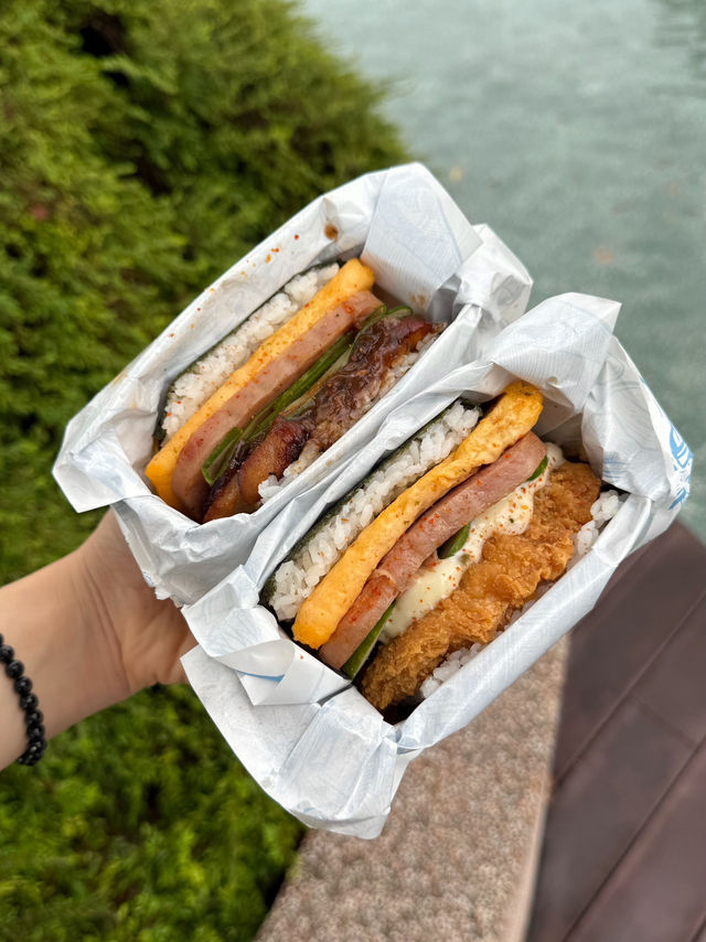 Not Your Average Rice Ball: Mr. Onigiri’s Massive Onigirazu at VivoCity