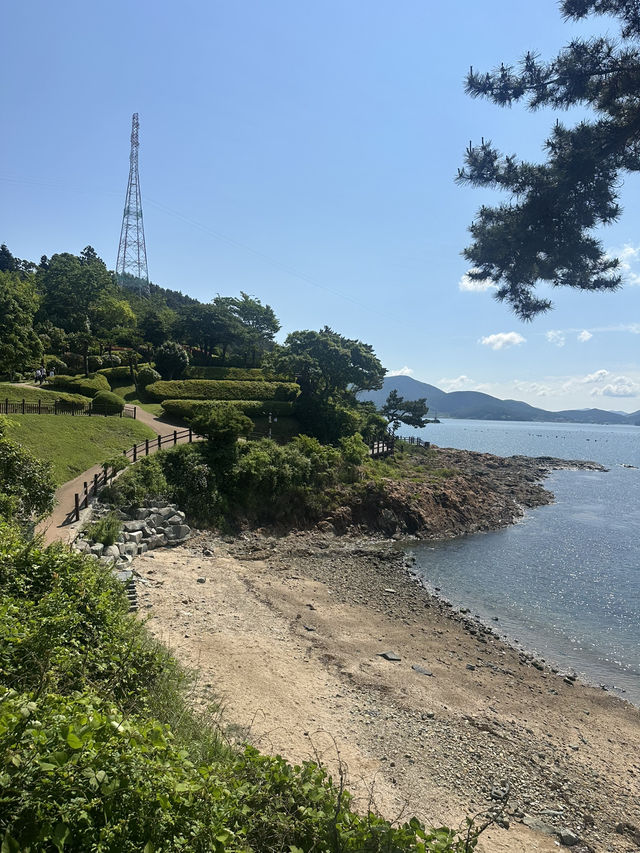🌊 통영 이순신공원에서 힐링 산책 완료! 🌿