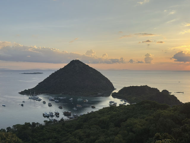 Catching sunset in Labuan Bajo