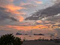 Beautiful sunset at Zambales.
