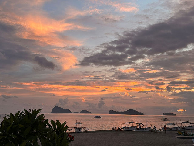 Beautiful sunset at Zambales.