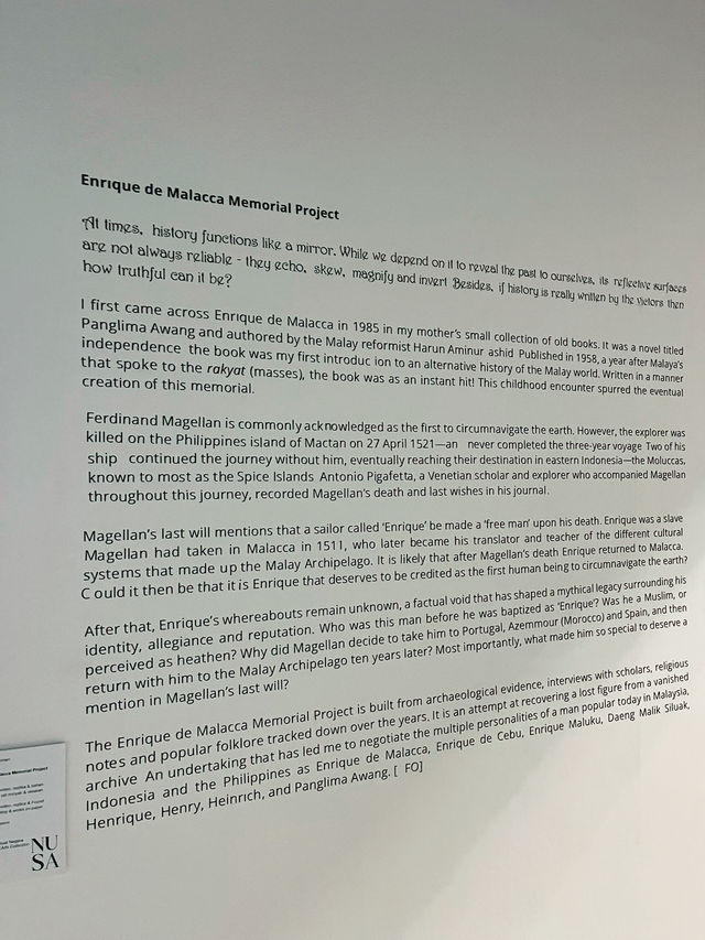 Voyage Through Time: Enrique de Malacca Memorial at National Art Gallery
