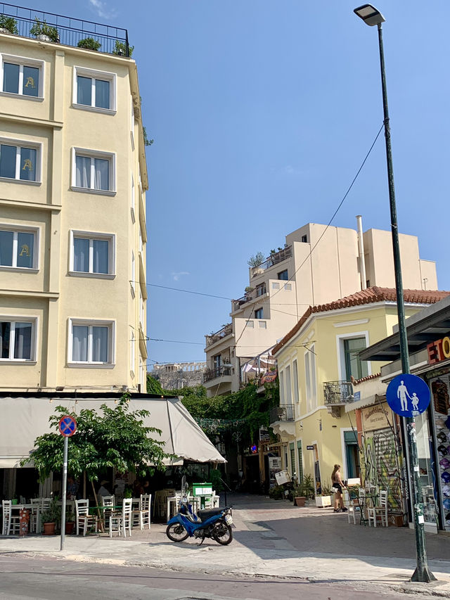 My First Day in Athens: Sunset at the Acropolis & a Hidden Food Gem